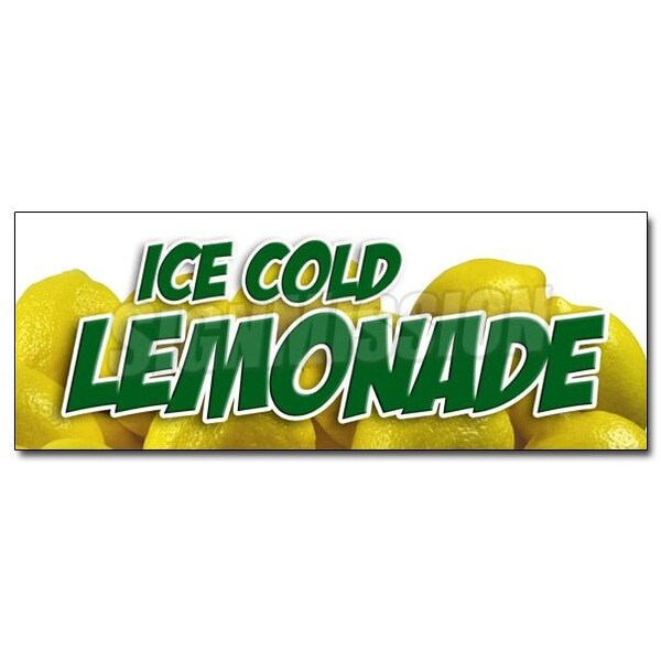 Signmission LEMONADE 1 DECAL sticker lemonaid ice cold fresh homemade drinks food, D-12 Lemonade 1 D-12 Lemonade 1 - main